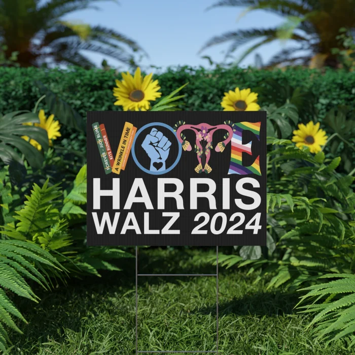 Vote Harris Walz Yard Sign