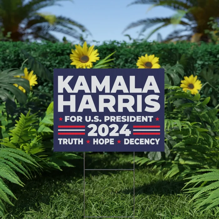 Kamala Harris For President Yard Sign