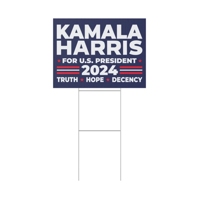 Kamala Harris For President Yard Sign