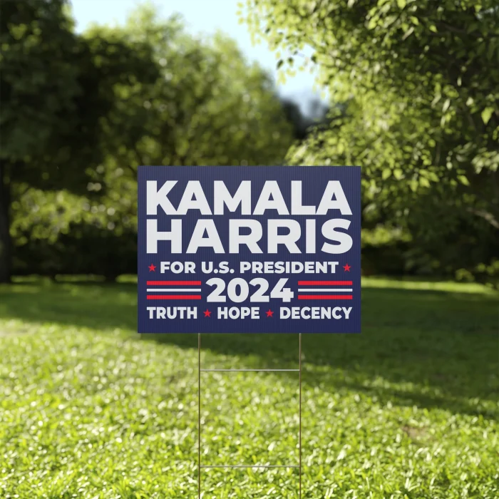 Kamala Harris For President Yard Sign