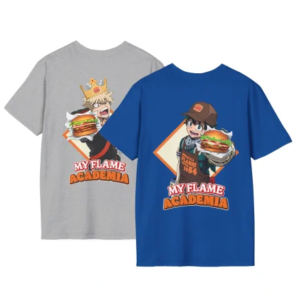 Deku and Bakugo Burger King Shirt