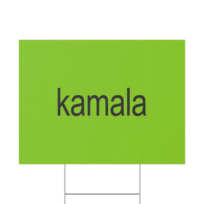 Kamala Brat Yard Sign