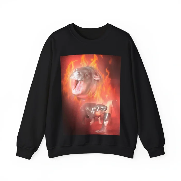Moo Deng Hippo Sweatshirt