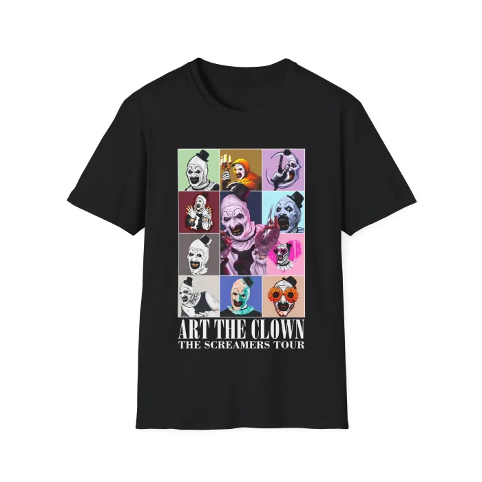 Art The Clown The Screamers Tour Black Shirt