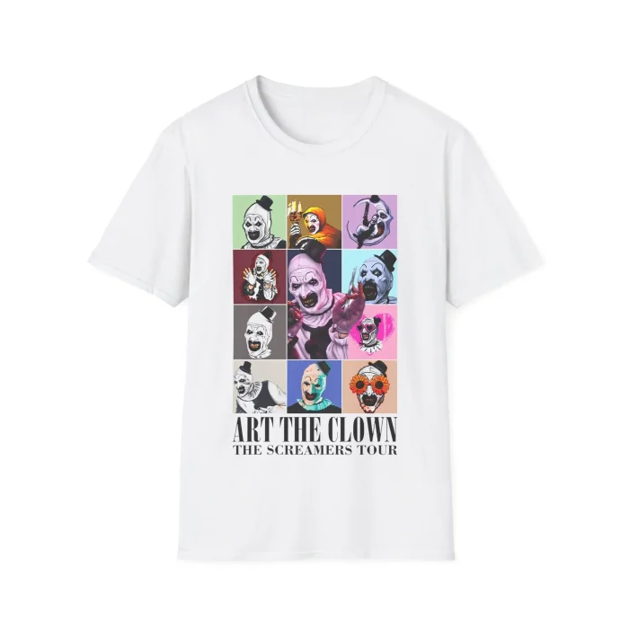 Art The Clown The Screamers Tour White Shirt