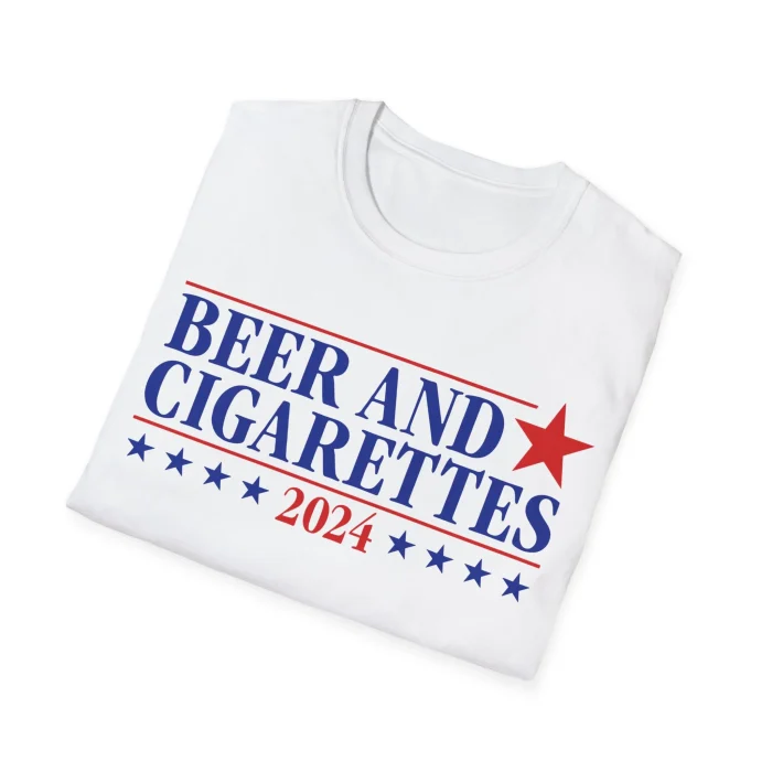 Beer And Cigarettes '24 Folded Shirt