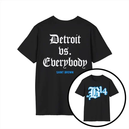 Detroit Vs Everybody St Brown Shirt