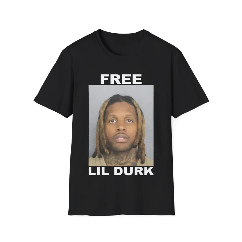 Free Lil Durk Mugshot Shirt