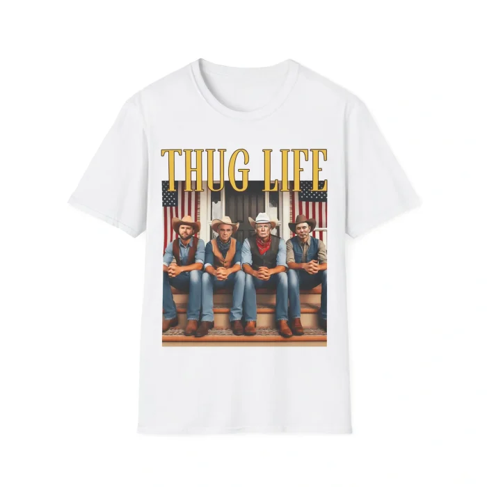 Trump Vance Elon Kennedy Thuglife White Shirt