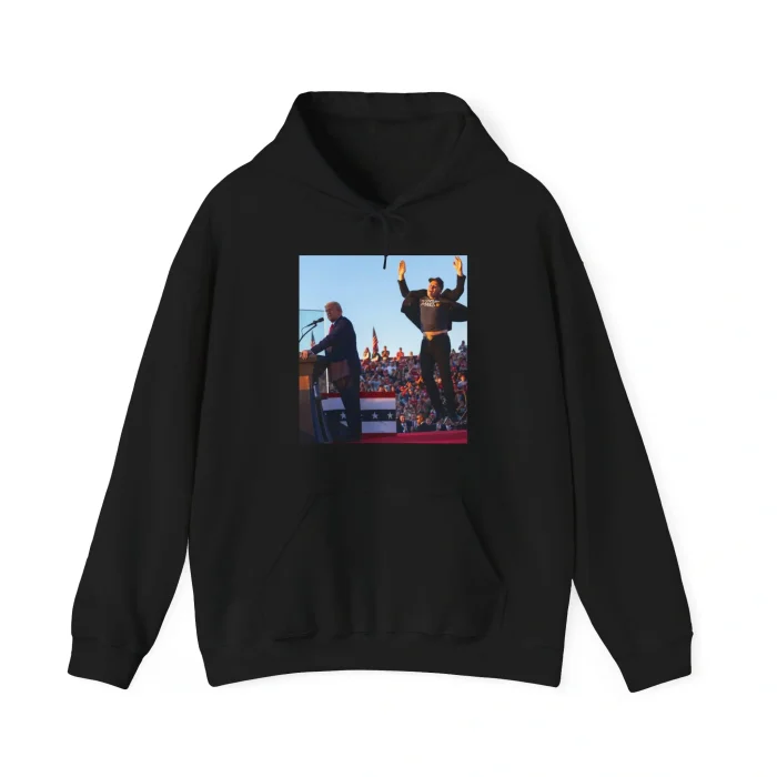 Elon Musk and Trump Rally Hoodie