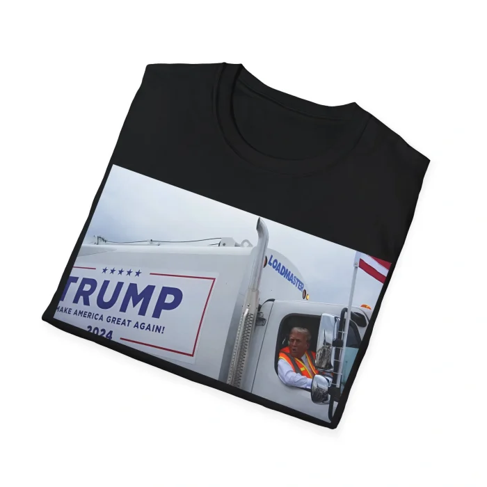 Trump Riding Garbage Truck Shirt