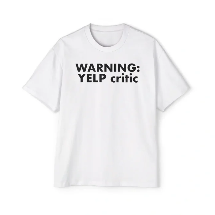 Warning Yelp Critic Premium Shirt