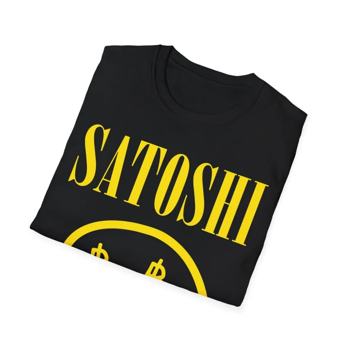 Satoshi Bitcoin Folded Shirt