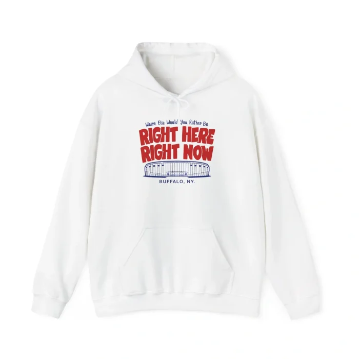 Right Here Right Now Buffalo Hoodie