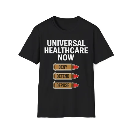 Universal Healthcare Now Deny Defend Depose Shirt