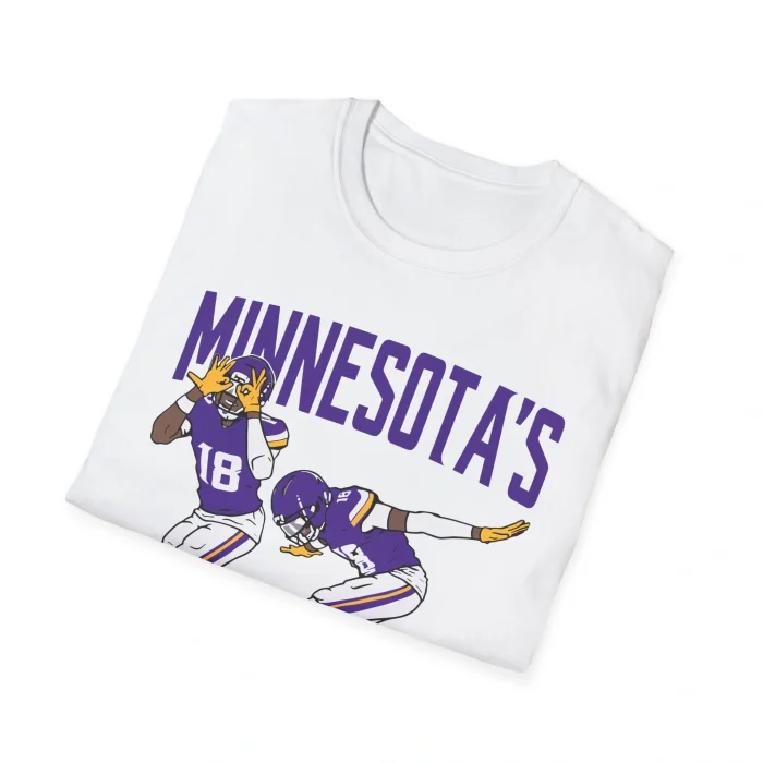 Justin Jefferson Minnesota's Coldest folded Shirt