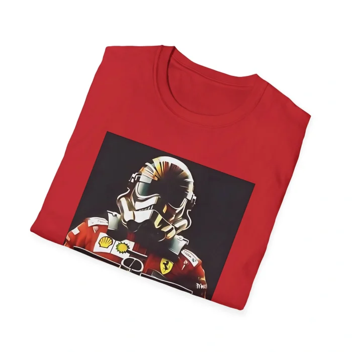 Lewis Hamilton With Stormtrooper Helmet Folded Shirt