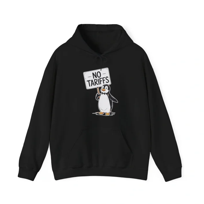 No Tariffs Penguin Hoodie