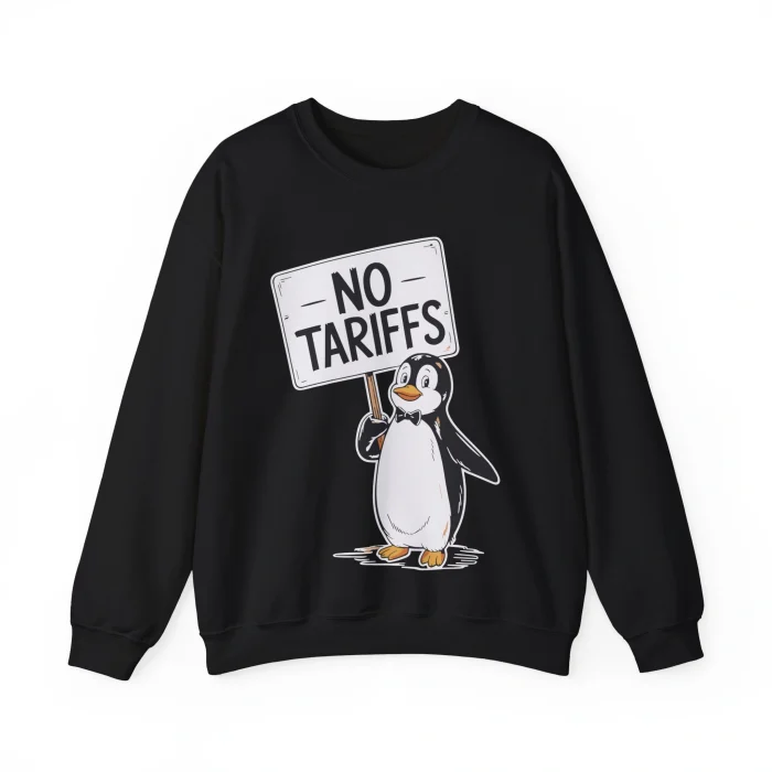 No Tariffs Penguin Sweatshirt