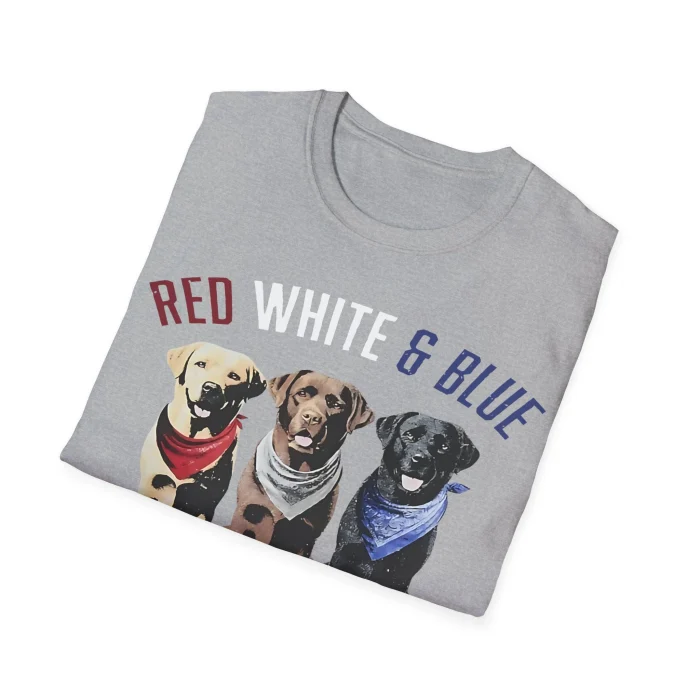 Red White & Blue Dogs Shirt