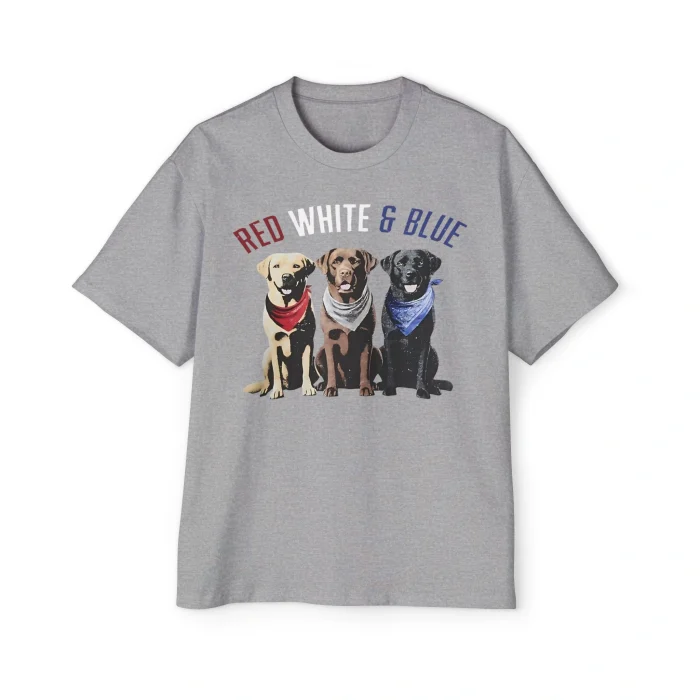 Red White & Blue Dogs Premium Shirt