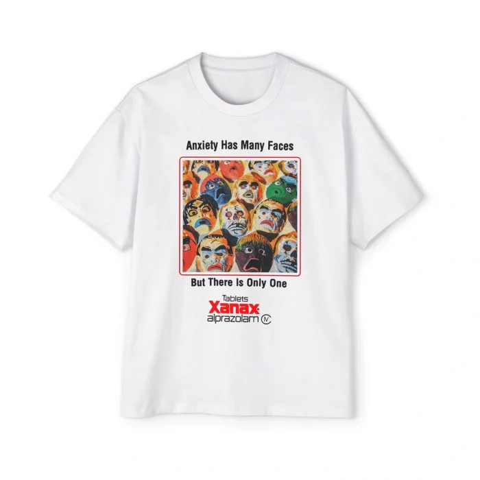 Anxiety Has Many Faces Premium Shirt