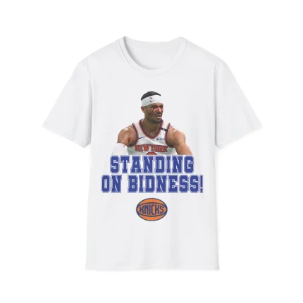 Josh Hart Standing on Bidness Shirt