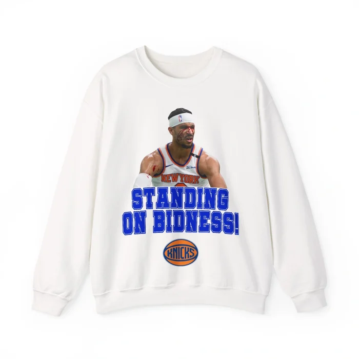Josh Hart Standing on Bidness Sweatshirt