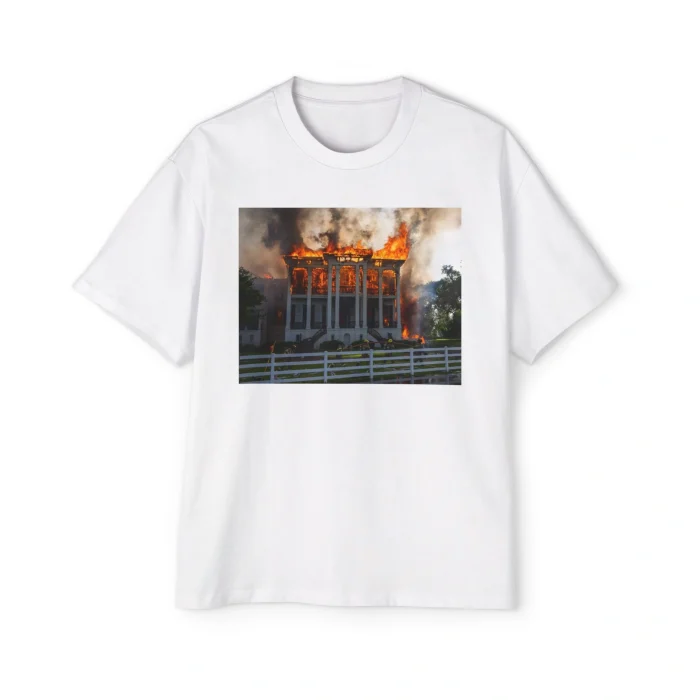 Nottoway Plantation Fire Premium Shirt