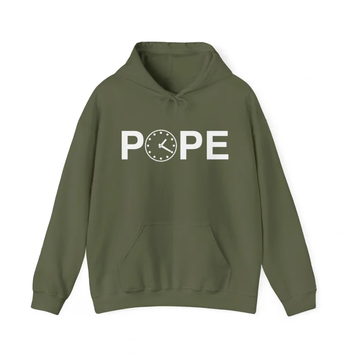Pope Leo Wrigley Clock Hoodie