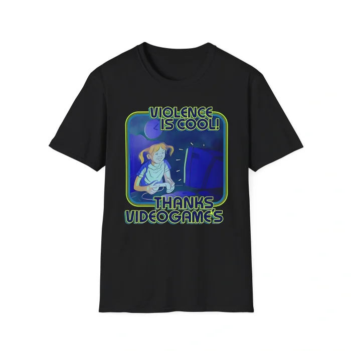 Violence Is Cool Thanks Video Games Shirt