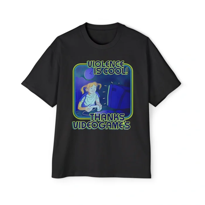 Violence Is Cool Thanks Video Games Premium Shirt