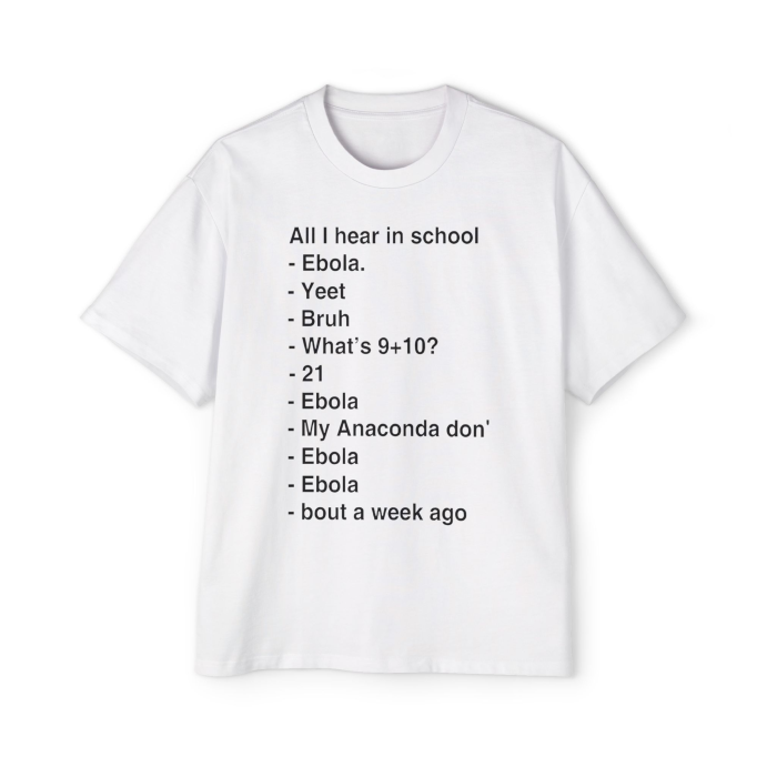 All I Hear In School Premium Shirt