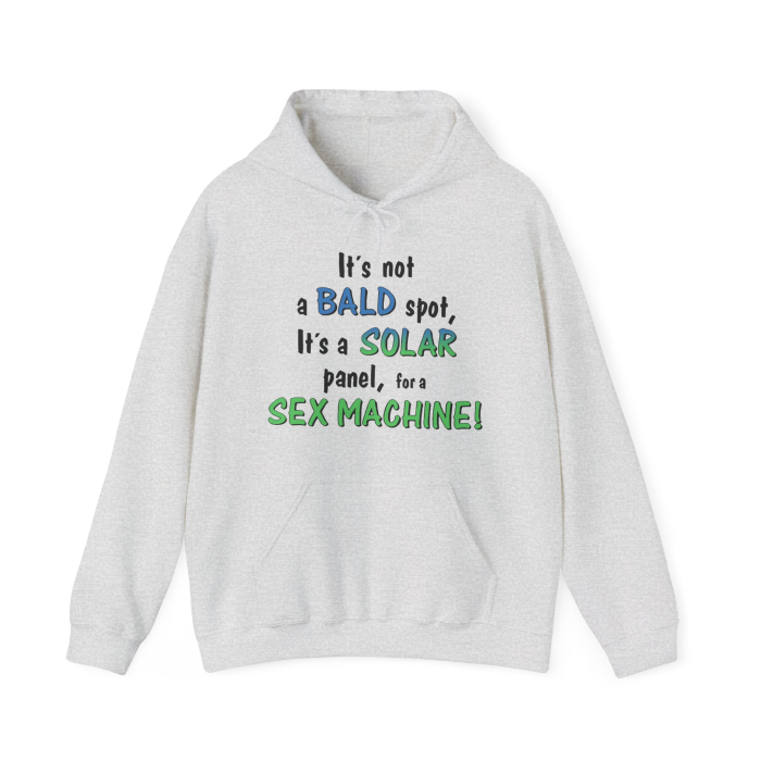 It’s Not a Bald Spot It’s a Solar Panel Hoodie
