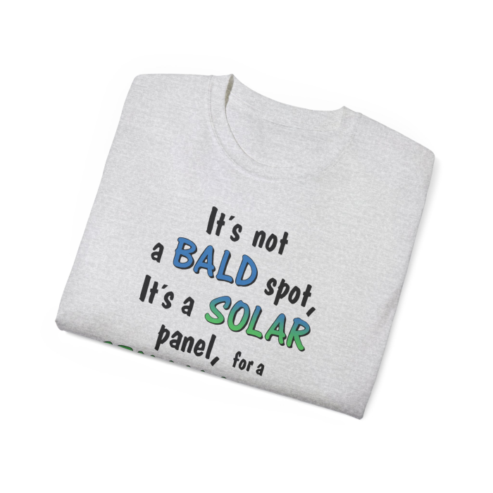 It’s Not a Bald Spot It’s a Solar Panel Shirt