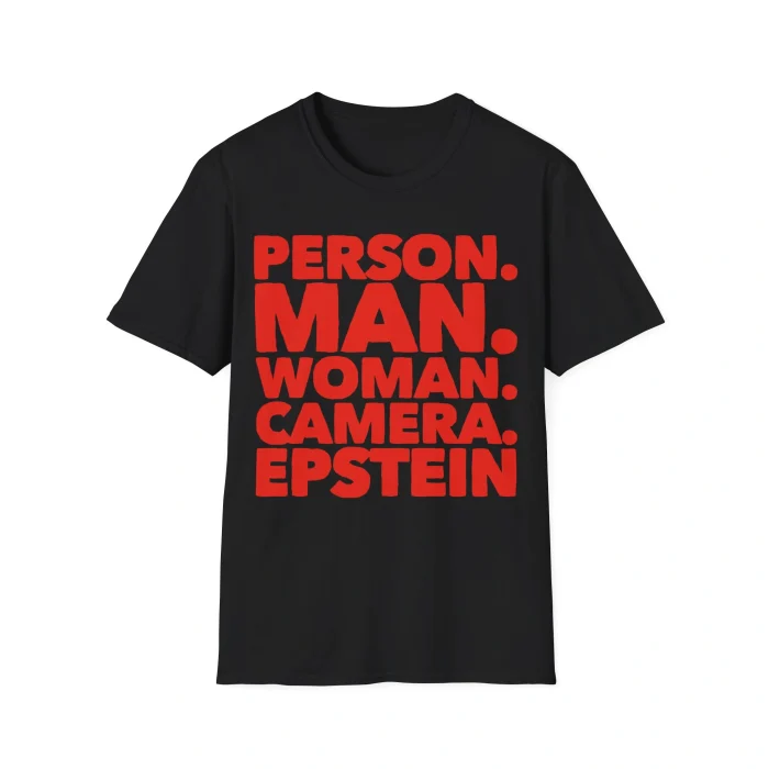 Person Man Woman Camera Epstein Shirt