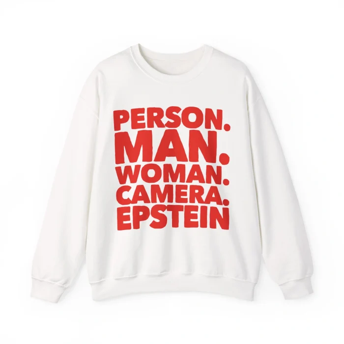Person Man Woman Camera Epstein Sweatshirt