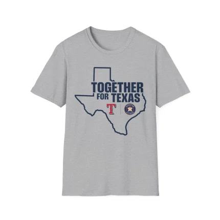 Together For Texas Rangers Astros Shirt
