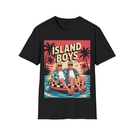 Trump Epstein Island Boys Shirt