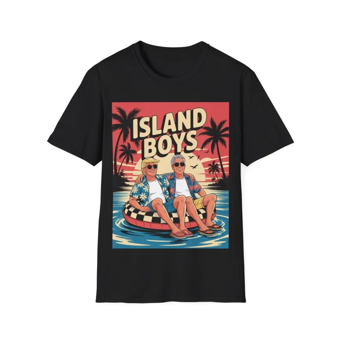 Trump Epstein Island Boys Shirt