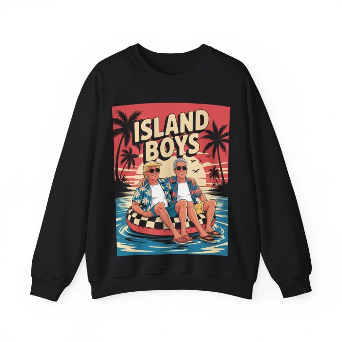 Trump Epstein Island Boys Sweatshirt