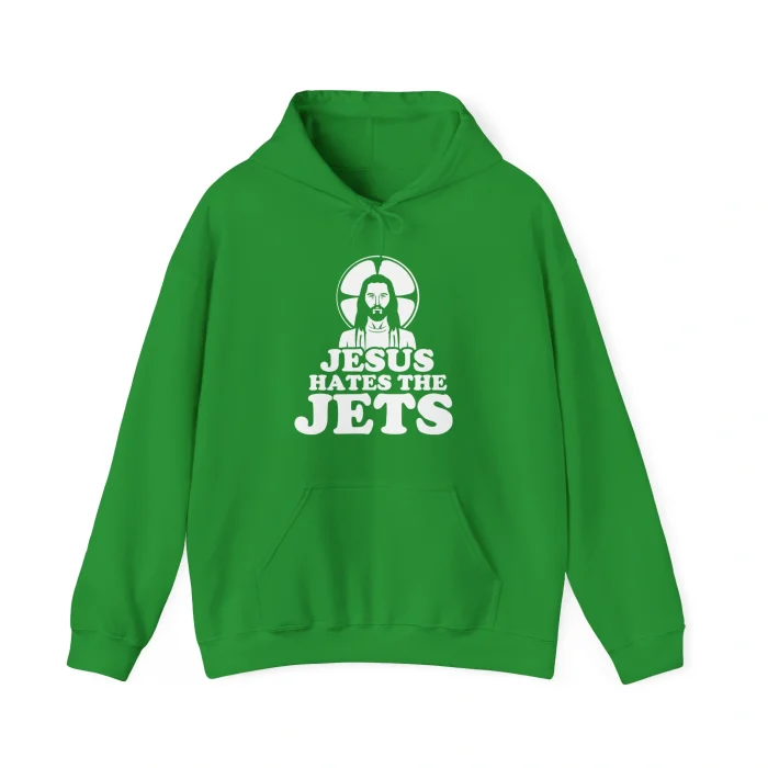 Jesus Hates the Jets Hoodie