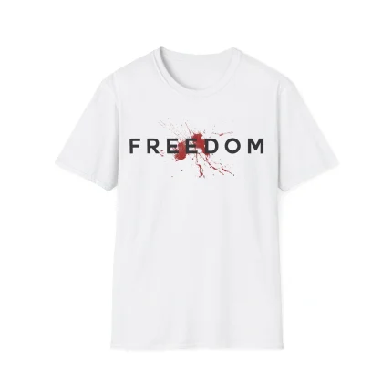 Charlie Kirk Freedom Bloody Shirt