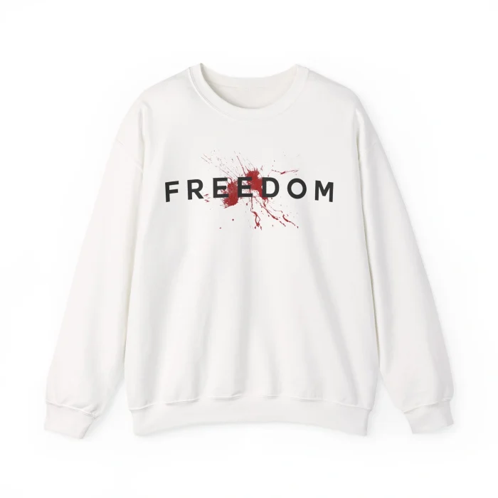 Charlie Kirk Freedom Bloody Sweatshirt