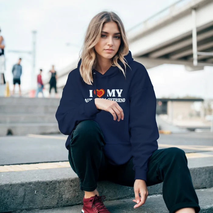 I Love My Autistic Boyfriend Hoodie