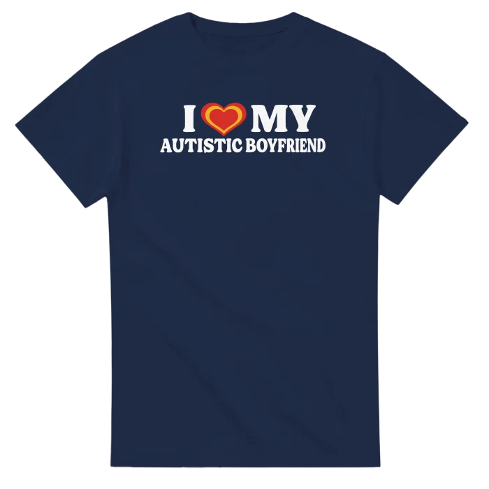 I Love My Autistic Boyfriend Premium Shirt