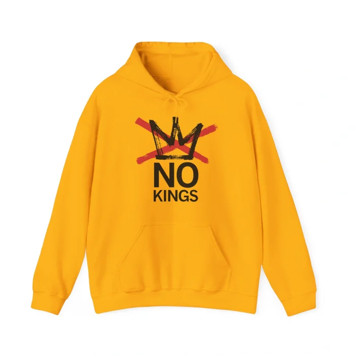 No Kings Yellow Hoodie
