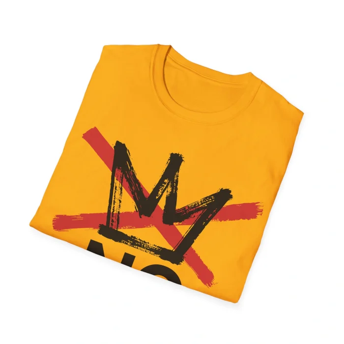 No Kings Yellow Shirt
