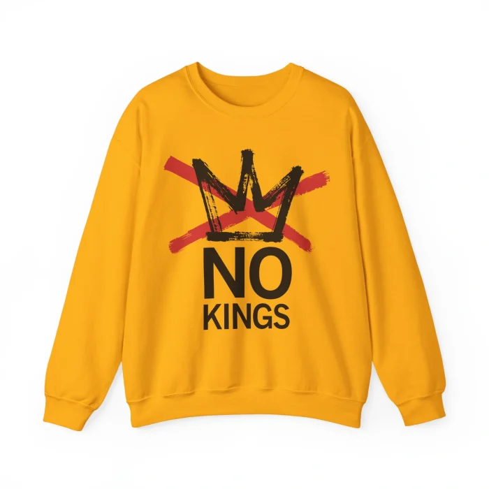 No Kings Yellow Sweatshirt