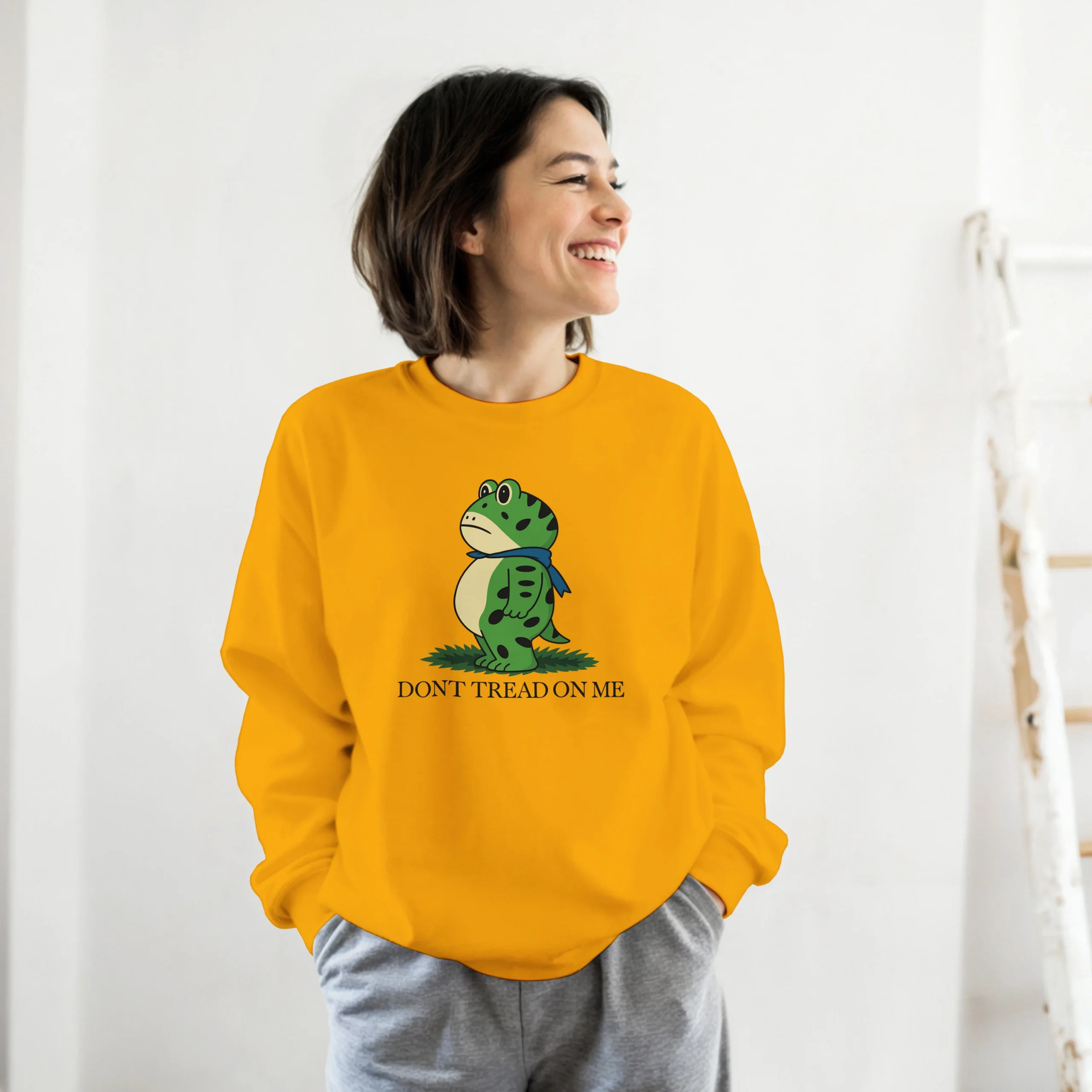 portland-frog-womens-sweatshirt Portland Frog Sweatshirt